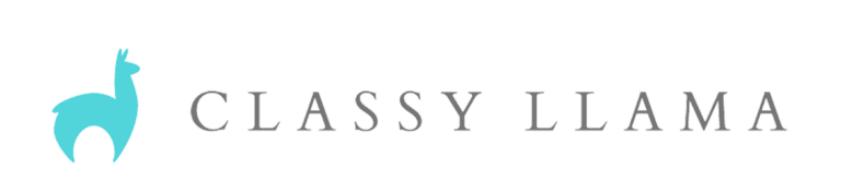 classy llama logo transparent background