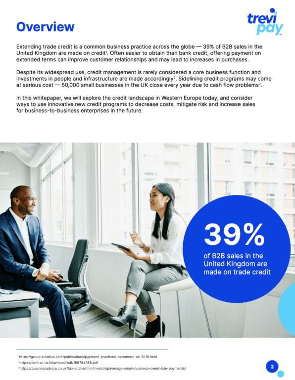 Page from Extending Trade Credit White Paper