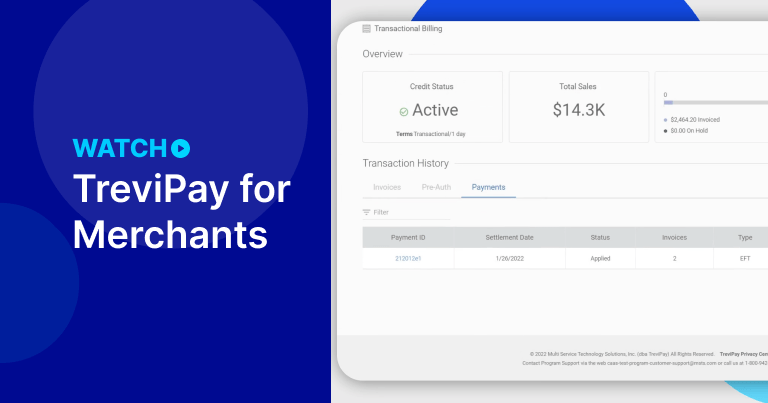 TreviPay for Merchants Video