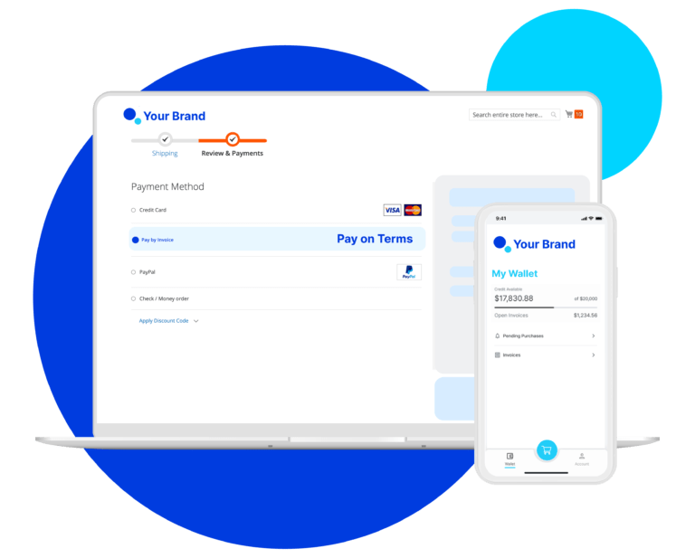 Branded Payments & Invoicing Network product mockup