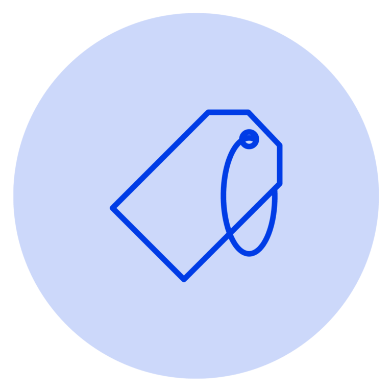 Price card icon