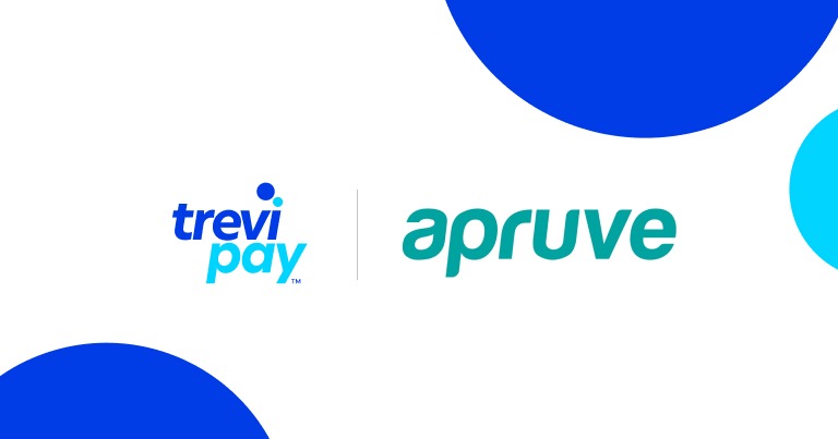 TreviPay logo aligned with Apruve logo