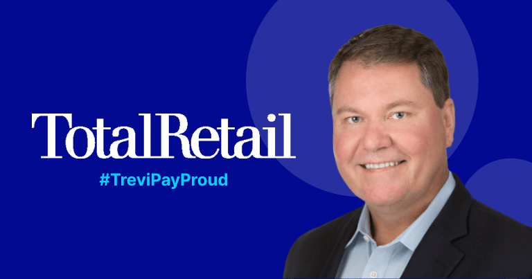 Brandon Spear with Total Retail Logo and #TreviPayProud