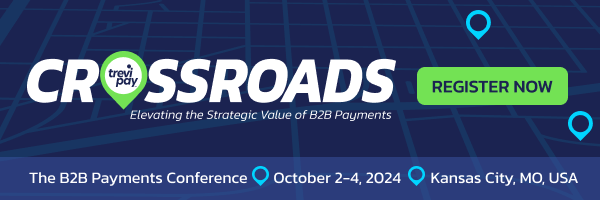 TreviPay Crossroads logo over map background and register now link