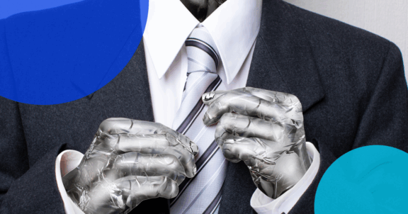An AI businessman getting ready to help grow sales
